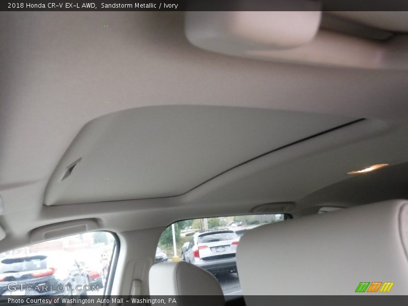 Sandstorm Metallic / Ivory 2018 Honda CR-V EX-L AWD