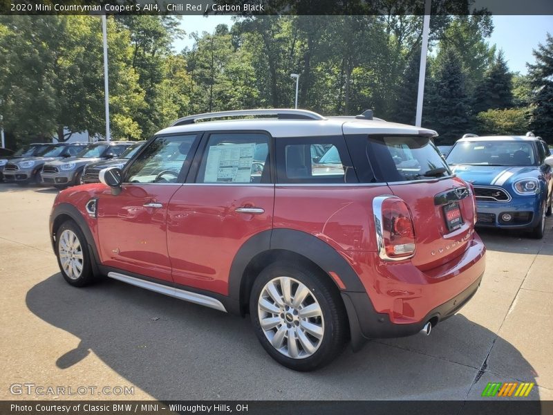 Chili Red / Carbon Black 2020 Mini Countryman Cooper S All4