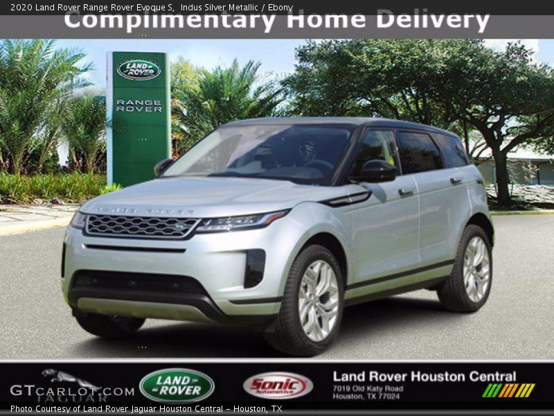 Indus Silver Metallic / Ebony 2020 Land Rover Range Rover Evoque S