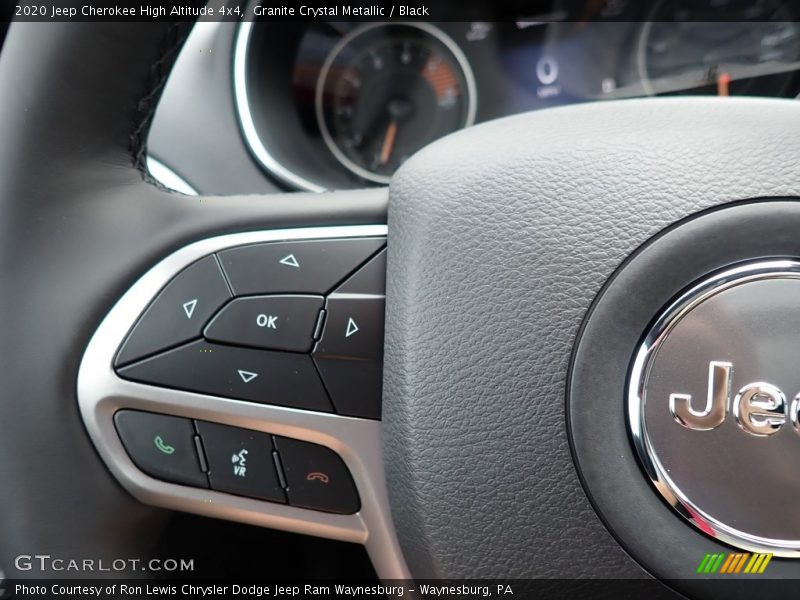 Granite Crystal Metallic / Black 2020 Jeep Cherokee High Altitude 4x4