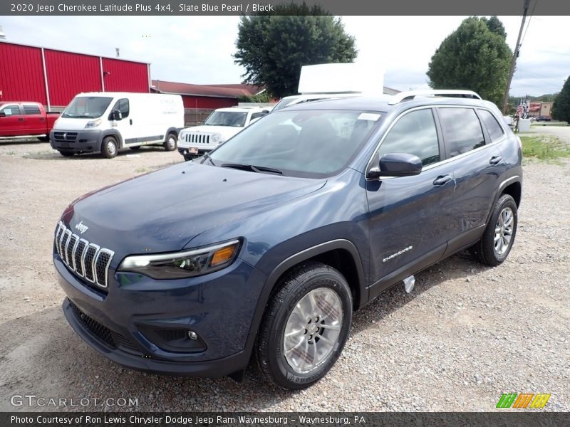 Slate Blue Pearl / Black 2020 Jeep Cherokee Latitude Plus 4x4