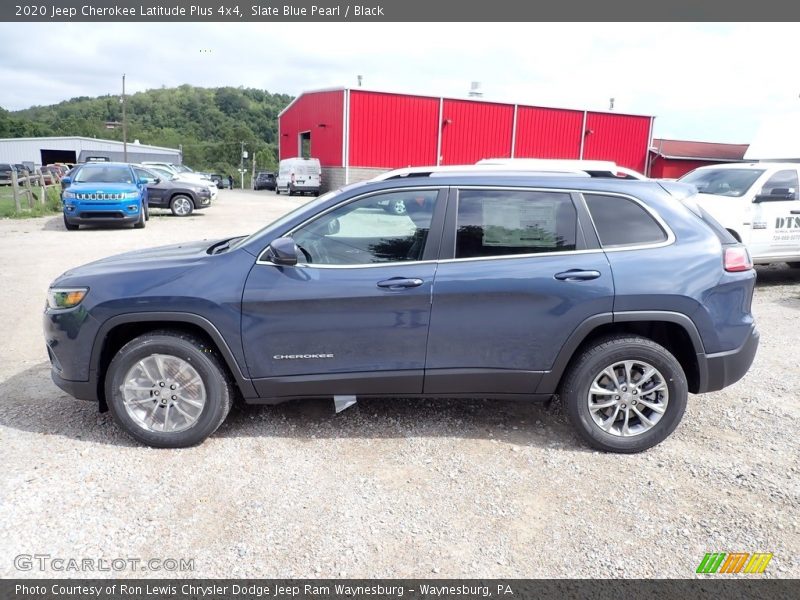 Slate Blue Pearl / Black 2020 Jeep Cherokee Latitude Plus 4x4