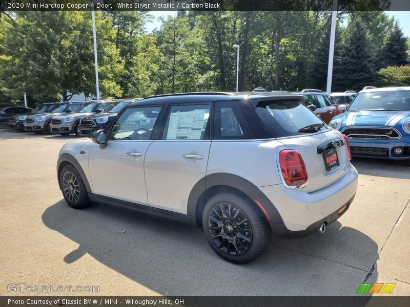 White Silver Metallic / Carbon Black 2020 Mini Hardtop Cooper 4 Door