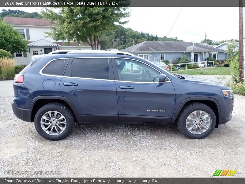 Slate Blue Pearl / Black 2020 Jeep Cherokee Latitude Plus 4x4