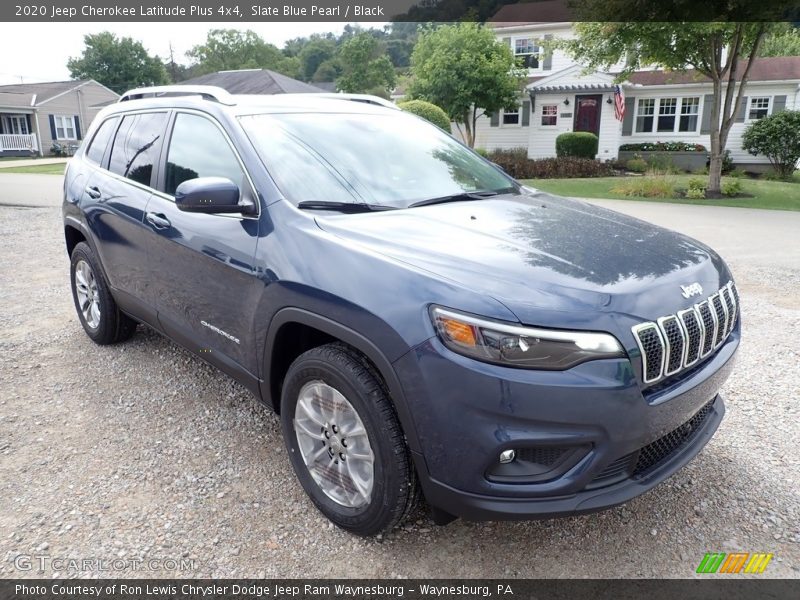 Slate Blue Pearl / Black 2020 Jeep Cherokee Latitude Plus 4x4
