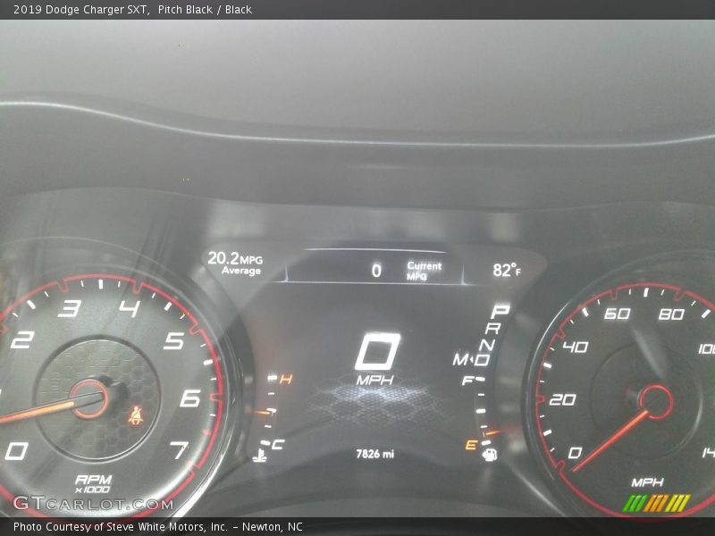 Pitch Black / Black 2019 Dodge Charger SXT
