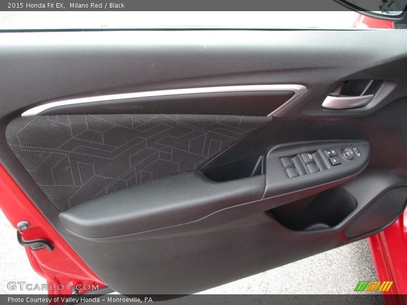 Milano Red / Black 2015 Honda Fit EX