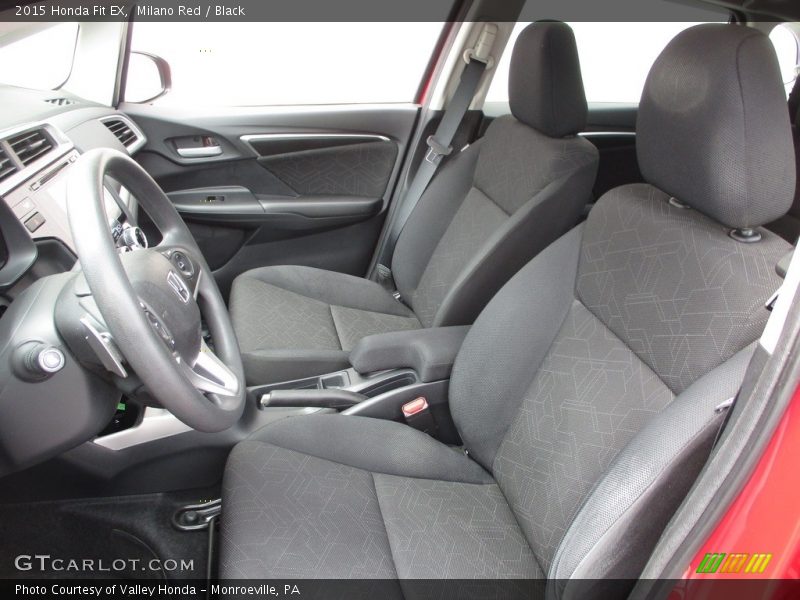 Milano Red / Black 2015 Honda Fit EX