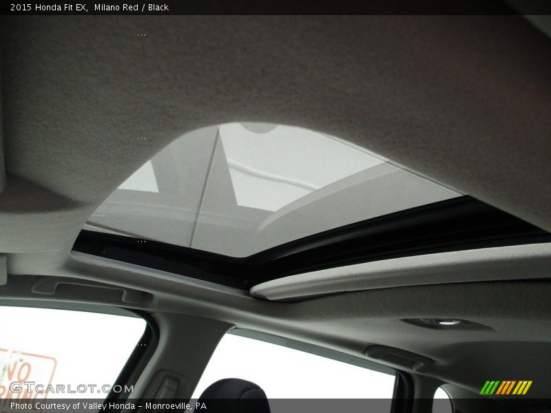 Milano Red / Black 2015 Honda Fit EX