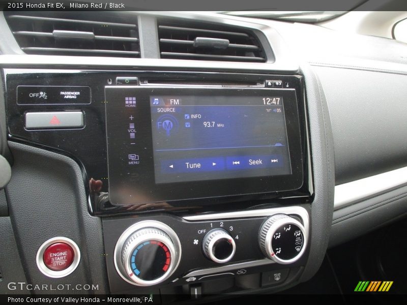 Milano Red / Black 2015 Honda Fit EX