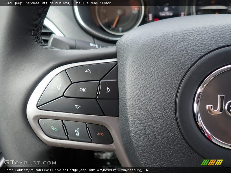Slate Blue Pearl / Black 2020 Jeep Cherokee Latitude Plus 4x4