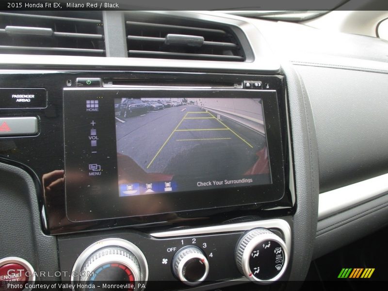 Milano Red / Black 2015 Honda Fit EX