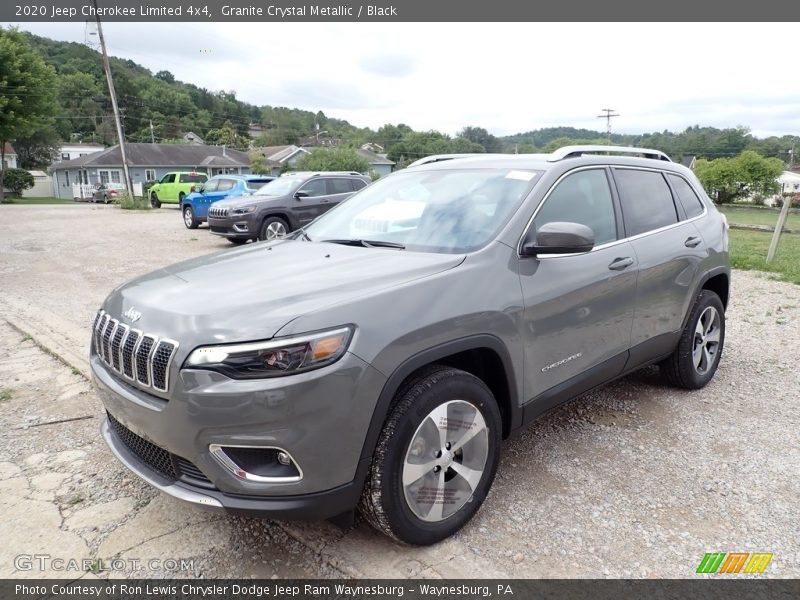 Granite Crystal Metallic / Black 2020 Jeep Cherokee Limited 4x4