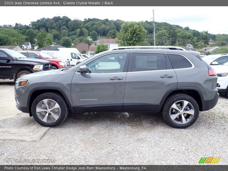 Granite Crystal Metallic / Black 2020 Jeep Cherokee Limited 4x4