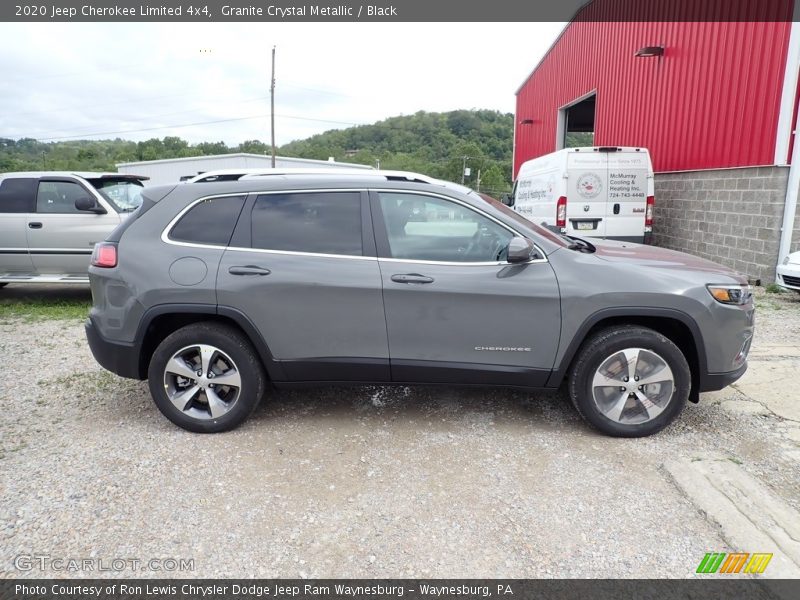 Granite Crystal Metallic / Black 2020 Jeep Cherokee Limited 4x4