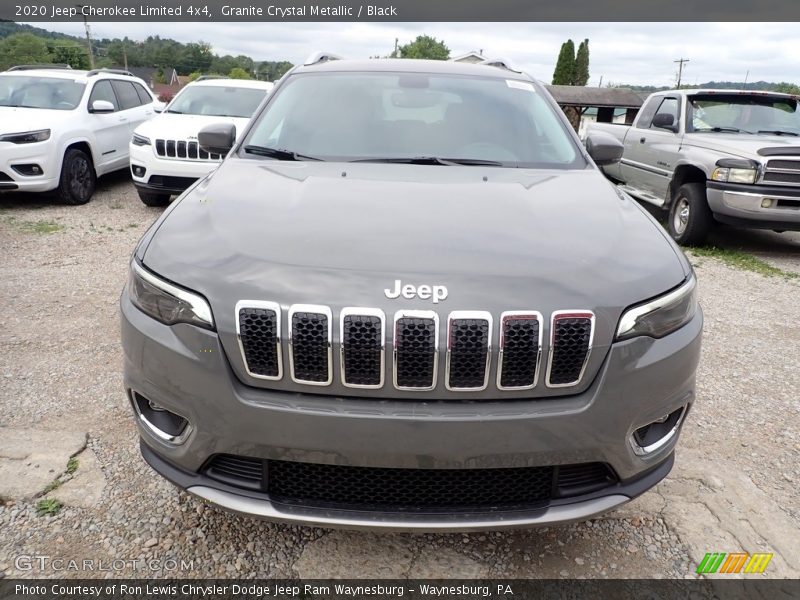 Granite Crystal Metallic / Black 2020 Jeep Cherokee Limited 4x4