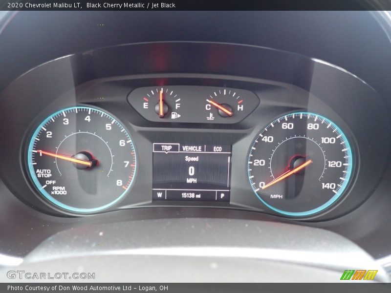 Black Cherry Metallic / Jet Black 2020 Chevrolet Malibu LT