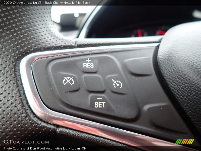 Black Cherry Metallic / Jet Black 2020 Chevrolet Malibu LT