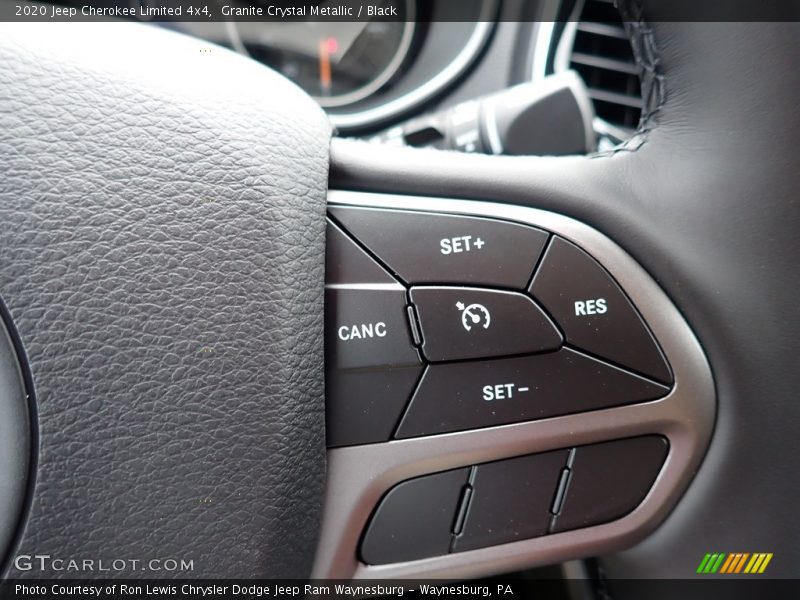 Granite Crystal Metallic / Black 2020 Jeep Cherokee Limited 4x4