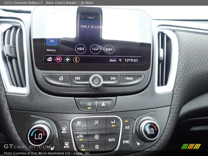 Black Cherry Metallic / Jet Black 2020 Chevrolet Malibu LT