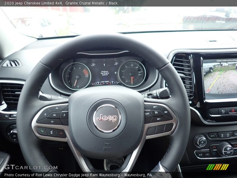 Granite Crystal Metallic / Black 2020 Jeep Cherokee Limited 4x4