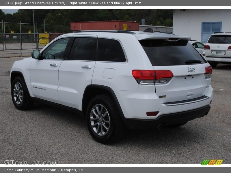 Bright White / New Zealand Black/Light Frost 2014 Jeep Grand Cherokee Limited