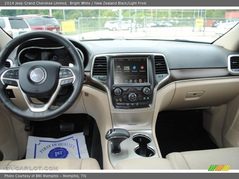 Bright White / New Zealand Black/Light Frost 2014 Jeep Grand Cherokee Limited