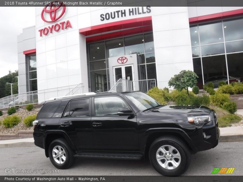 Midnight Black Metallic / Graphite 2018 Toyota 4Runner SR5 4x4