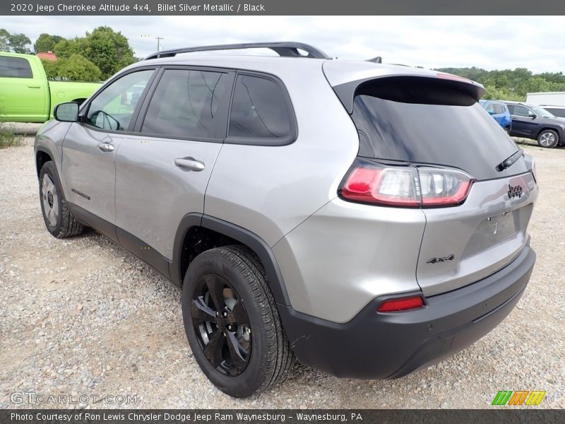 Billet Silver Metallic / Black 2020 Jeep Cherokee Altitude 4x4