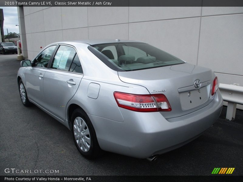 Classic Silver Metallic / Ash Gray 2010 Toyota Camry LE V6