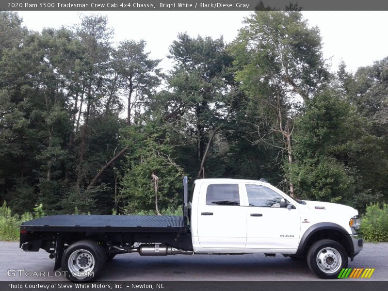 Bright White / Black/Diesel Gray 2020 Ram 5500 Tradesman Crew Cab 4x4 Chassis