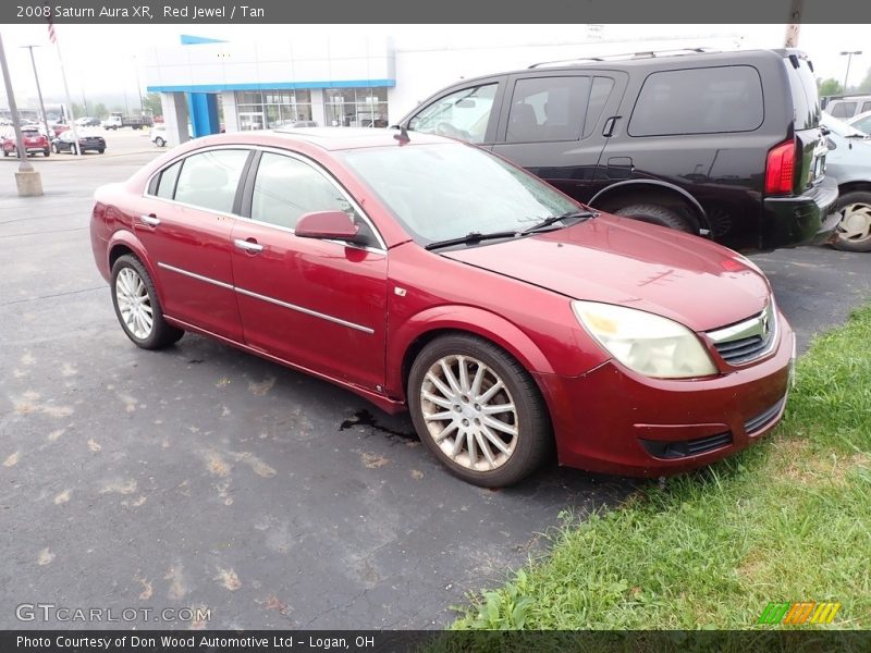 Red Jewel / Tan 2008 Saturn Aura XR