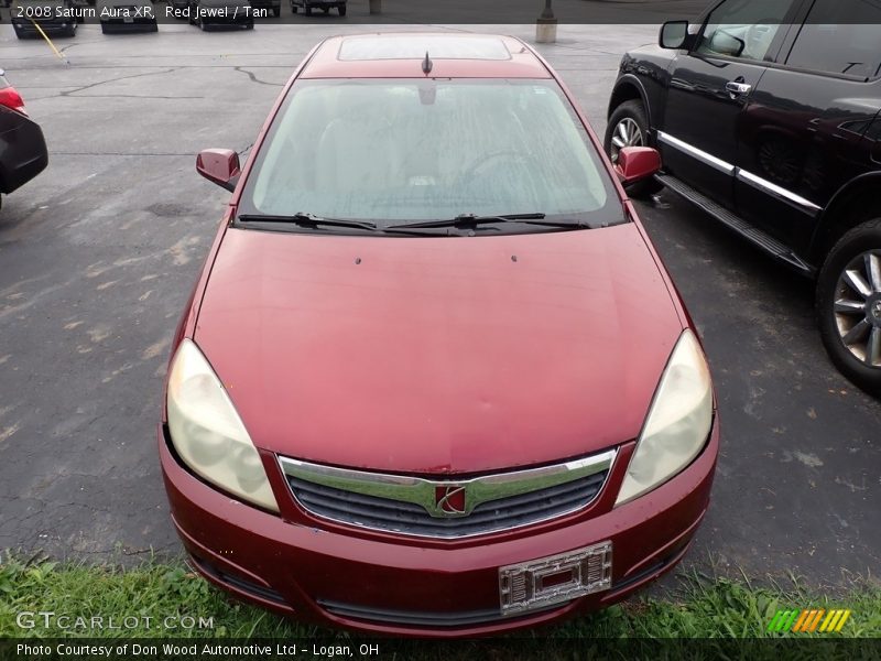 Red Jewel / Tan 2008 Saturn Aura XR