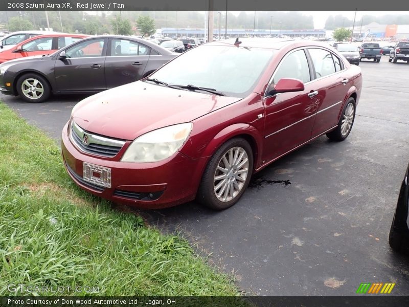 Red Jewel / Tan 2008 Saturn Aura XR