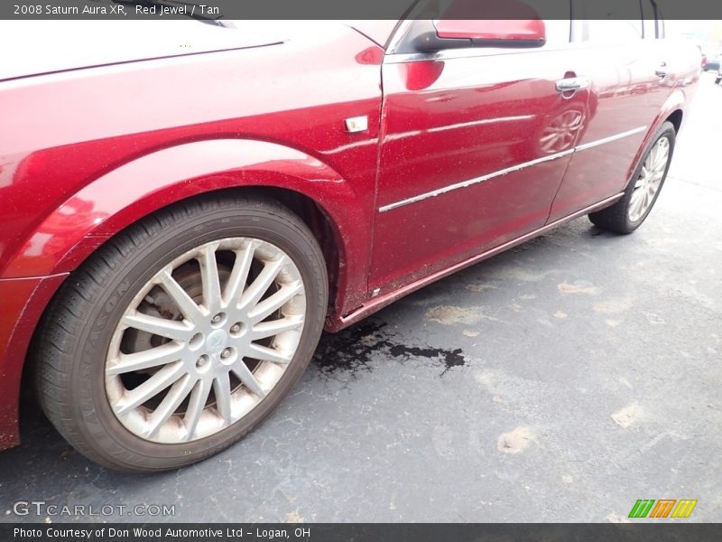 Red Jewel / Tan 2008 Saturn Aura XR