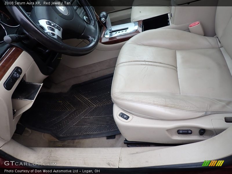 Red Jewel / Tan 2008 Saturn Aura XR