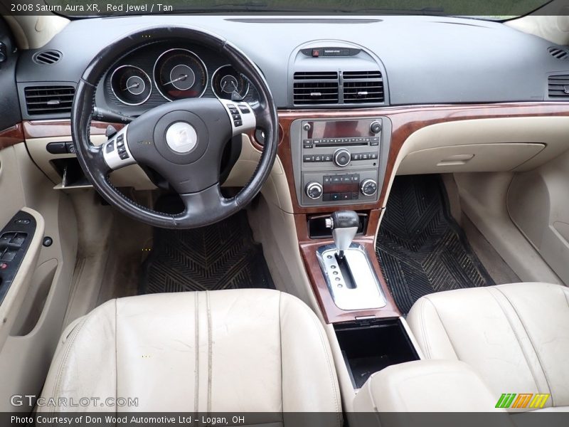 Red Jewel / Tan 2008 Saturn Aura XR