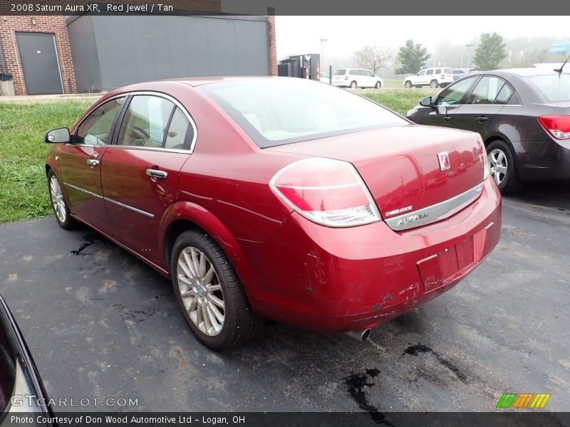 Red Jewel / Tan 2008 Saturn Aura XR