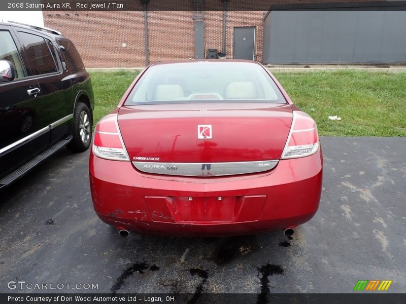Red Jewel / Tan 2008 Saturn Aura XR