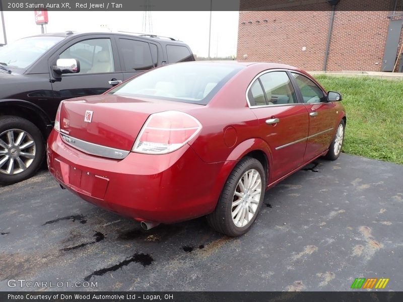 Red Jewel / Tan 2008 Saturn Aura XR