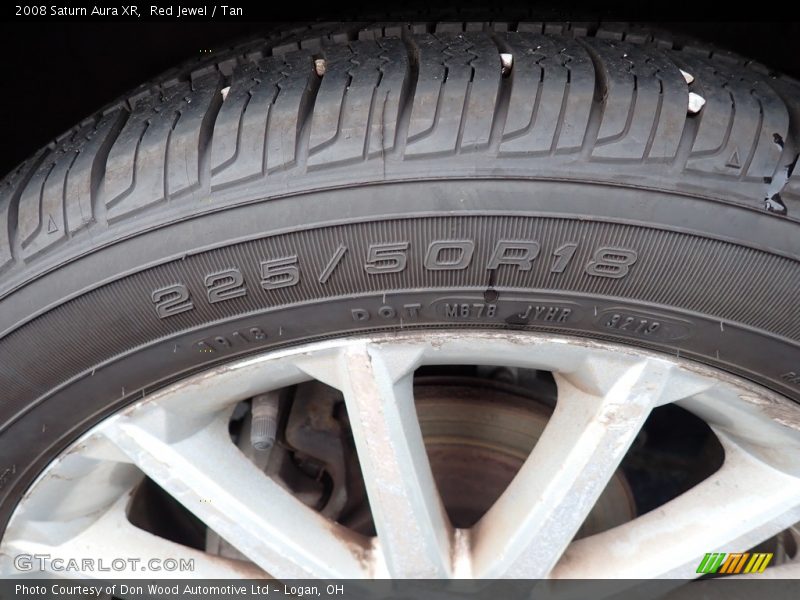 Red Jewel / Tan 2008 Saturn Aura XR