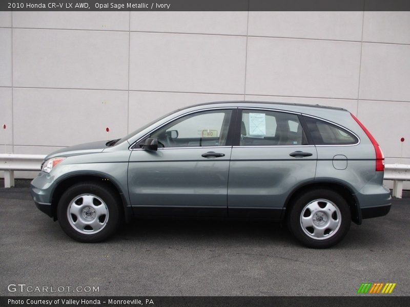 Opal Sage Metallic / Ivory 2010 Honda CR-V LX AWD