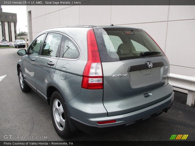 Opal Sage Metallic / Ivory 2010 Honda CR-V LX AWD