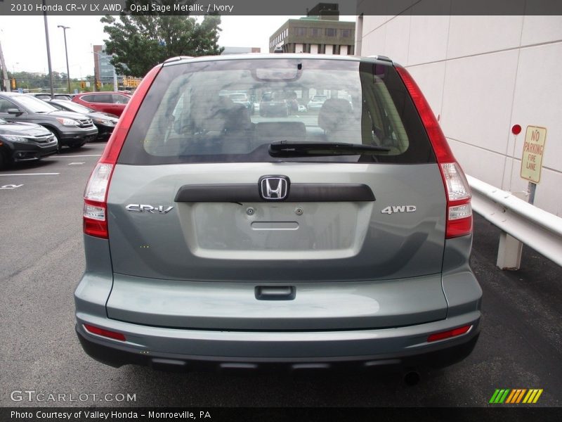 Opal Sage Metallic / Ivory 2010 Honda CR-V LX AWD