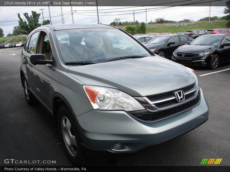Opal Sage Metallic / Ivory 2010 Honda CR-V LX AWD