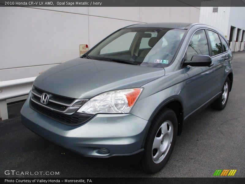 Opal Sage Metallic / Ivory 2010 Honda CR-V LX AWD