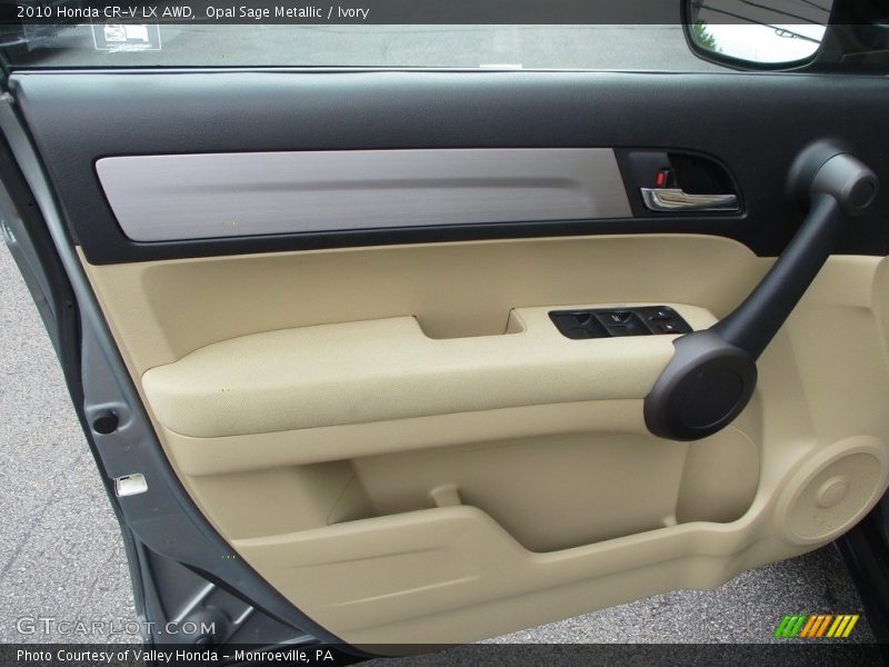 Opal Sage Metallic / Ivory 2010 Honda CR-V LX AWD