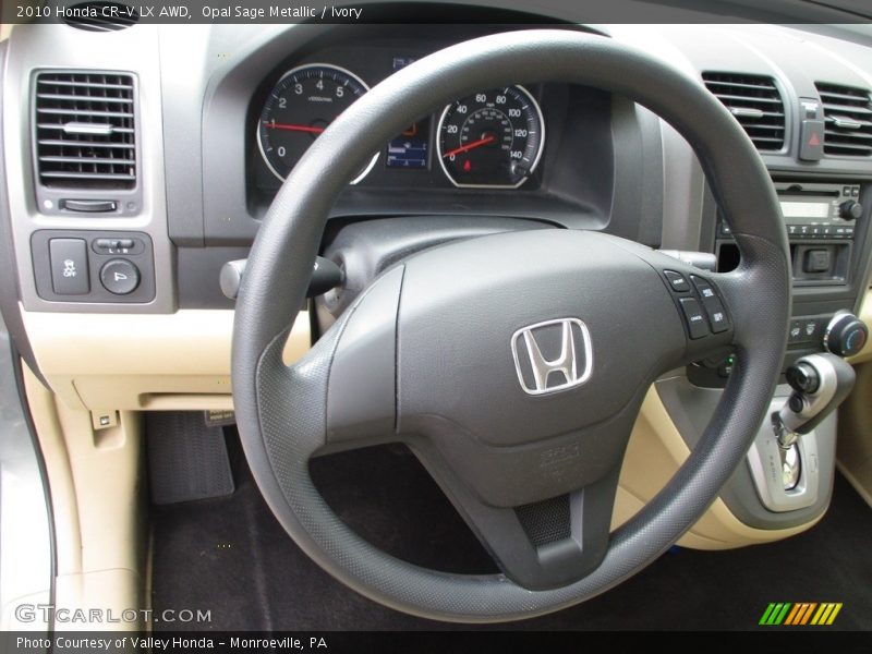 Opal Sage Metallic / Ivory 2010 Honda CR-V LX AWD