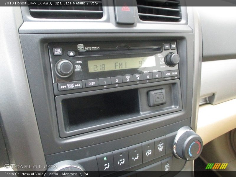 Opal Sage Metallic / Ivory 2010 Honda CR-V LX AWD