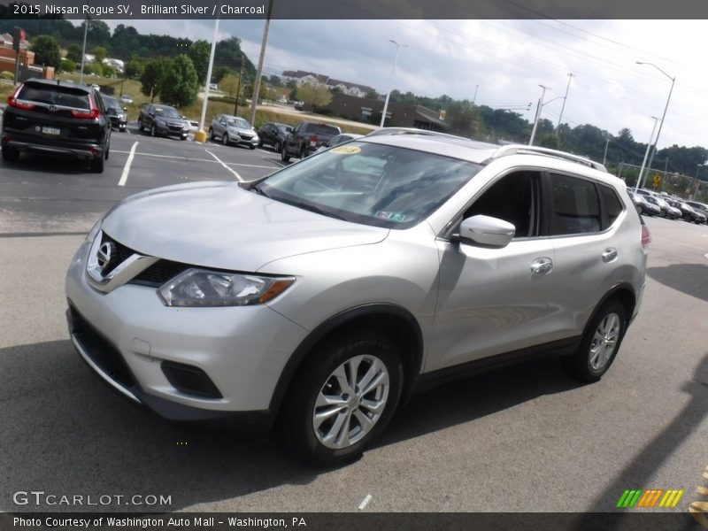 Brilliant Silver / Charcoal 2015 Nissan Rogue SV